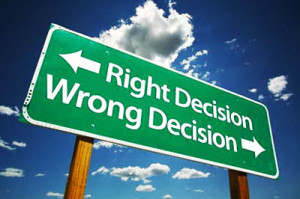 right wrong decision
